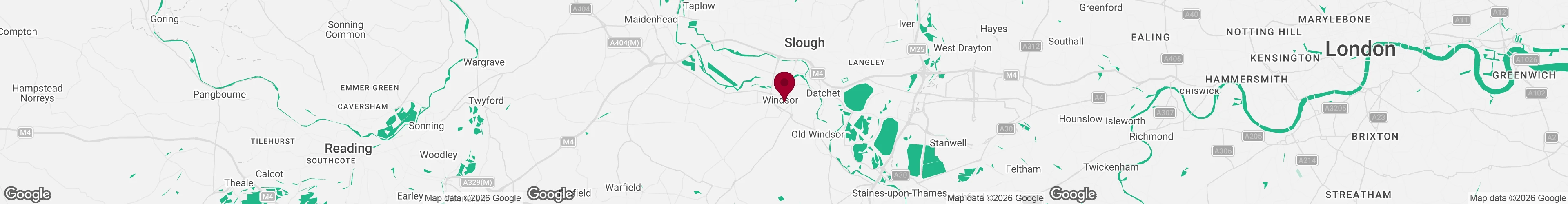 Map of the area Judge Law serves, from Windsor across to London