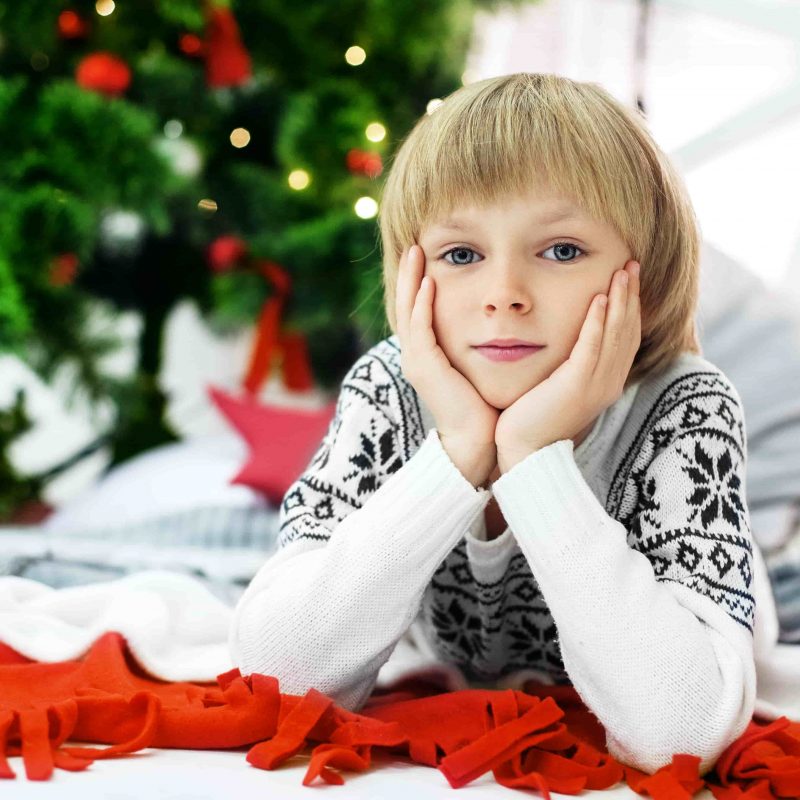 Christmas child arrangements