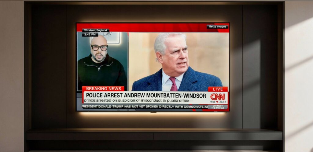 Simarjot Singh Judge providing legal commentary on international news platforms.