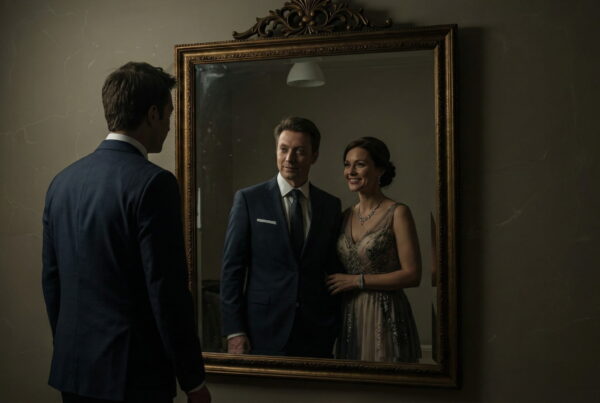 A legal document being signed next to a wedding ring, symbolising the transition from marriage to an independent legal future.