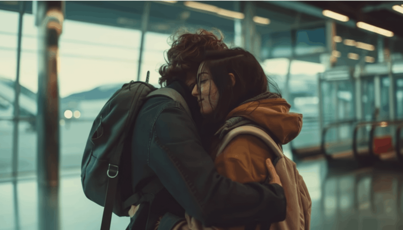 Couple reviewing UK spouse visa financial documents and requirements.